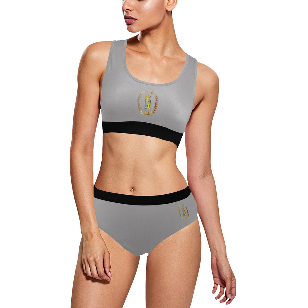 Royalty Crown I.R. Women's Sports Bra Yoga Set