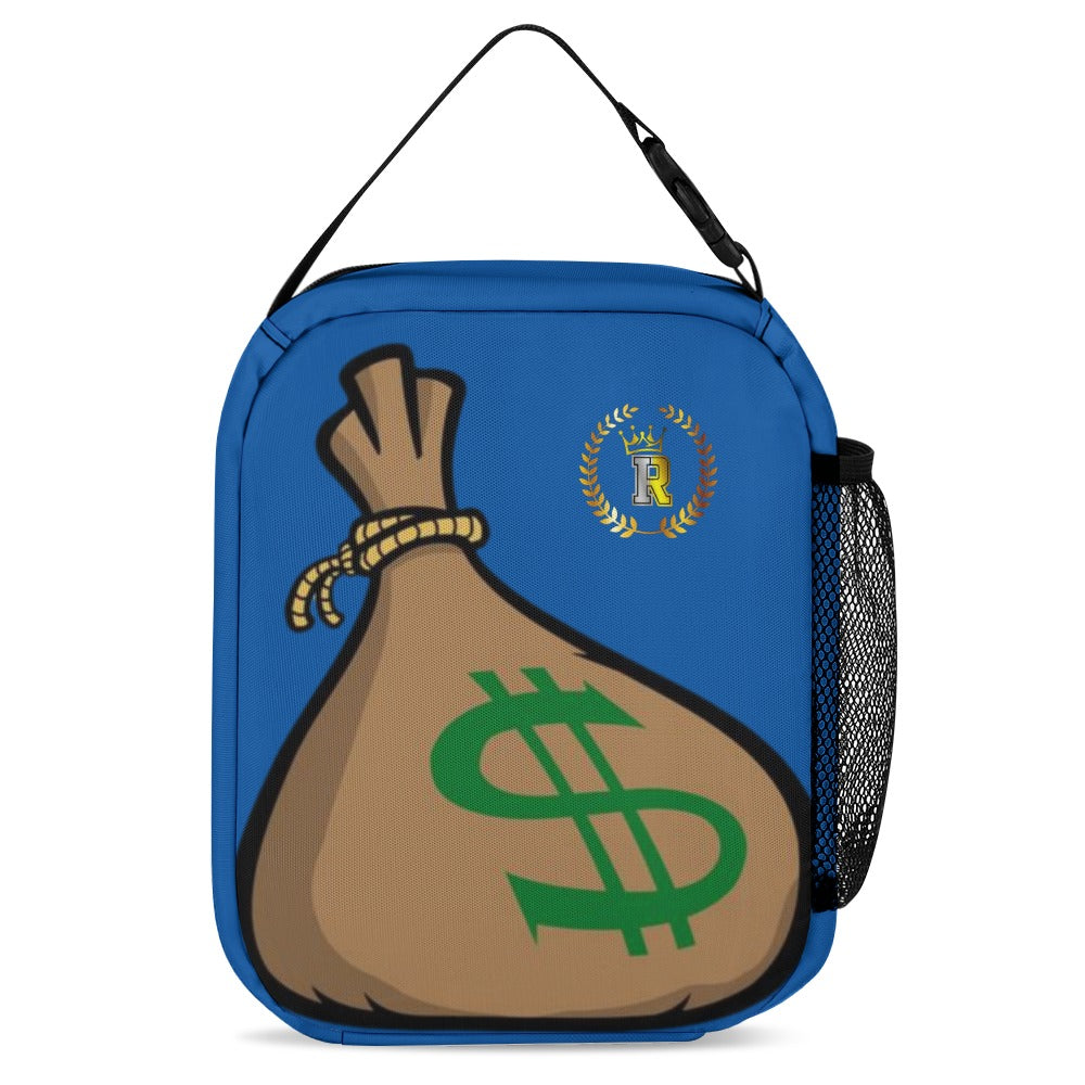 Royalty Crown IR Money Bag Stackin Three piece Backpack, Lunch Bag & Pencil Case set combination