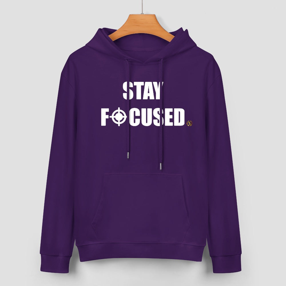 STAY FOCUSED 100% cotton hoodie