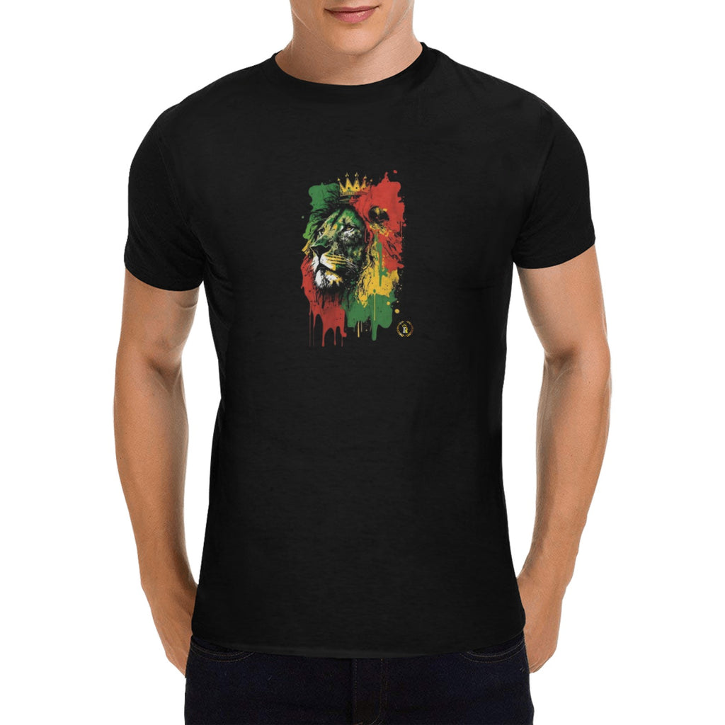 Crown Rasta Lion Crown I.R. T-shirt 100% Cotton