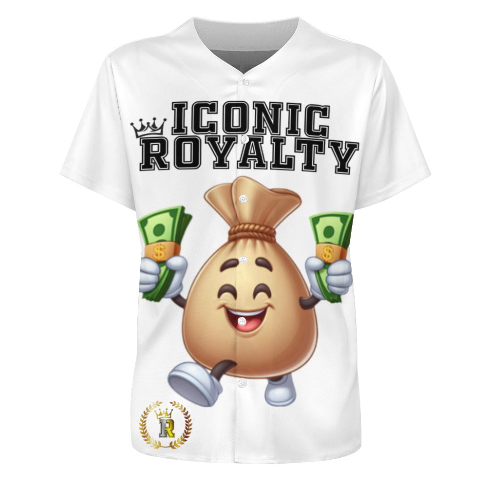Iconic Royalty Crown IR Happy Money Bag allstar baseball Jersey