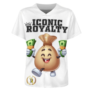 Iconic Royalty Crown IR Happy Money Bag allstar baseball Jersey