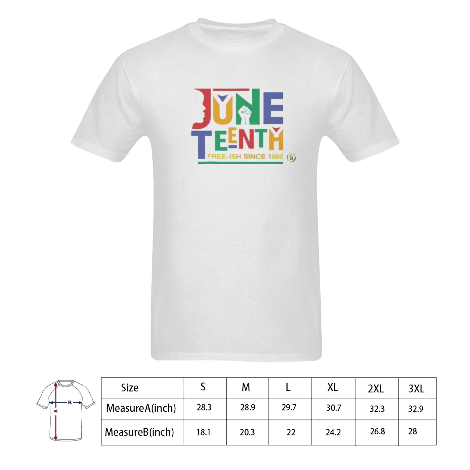 JUNETEENTH T-shirt 100% Cotton