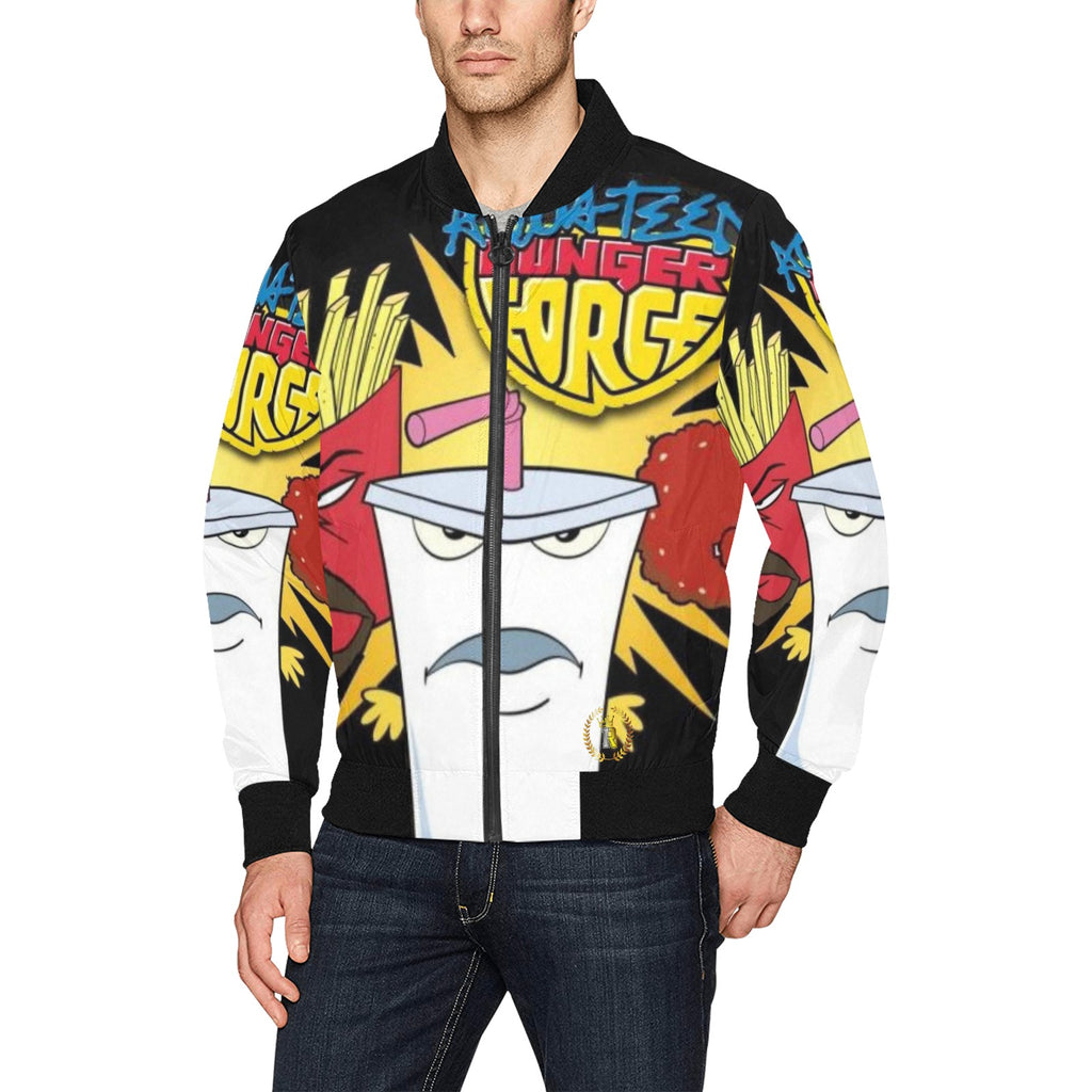 AQUA TEEN HUNGER FORCE All Over Print Bomber Jacket