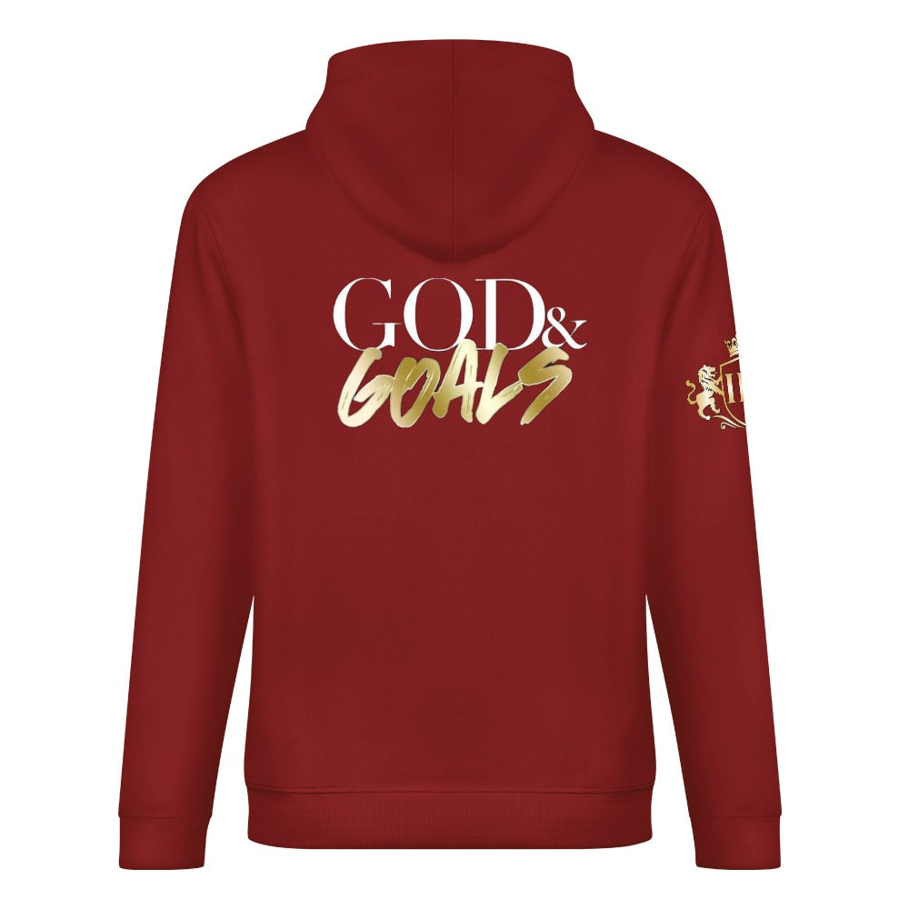 GOD & GOALS 100% cotton hoodie
