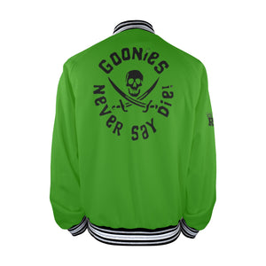 GOONIES Striped Trim Bomber Jacket