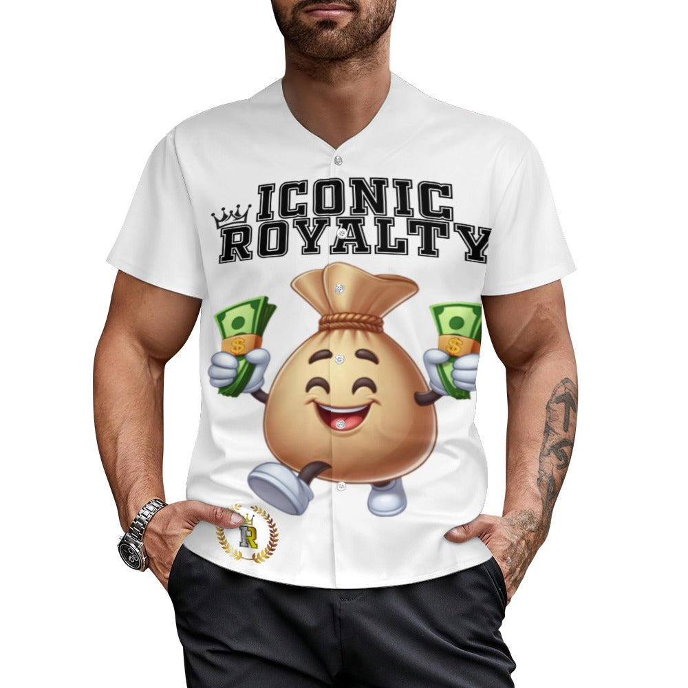 Iconic Royalty Crown IR Happy Money Bag allstar baseball Jersey
