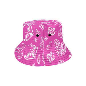 Iconic Royalty Pink Bandana Bucket Hat