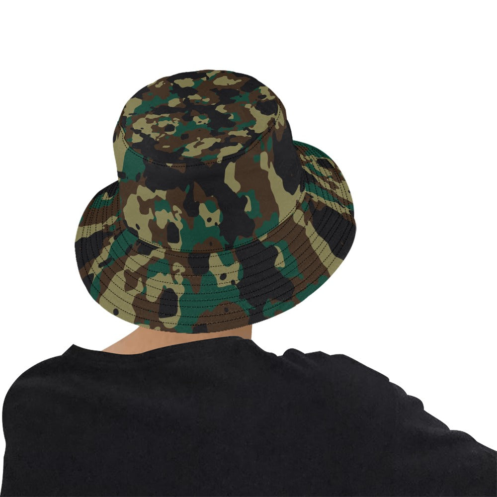 Army Camouflage King Life Men's Bucket Hat