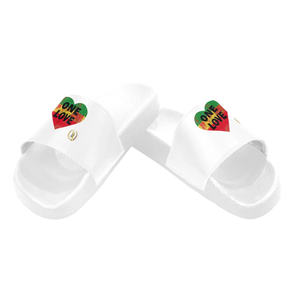 Royalty Crown I.R. Rasta One Love Women's Slide Sandals