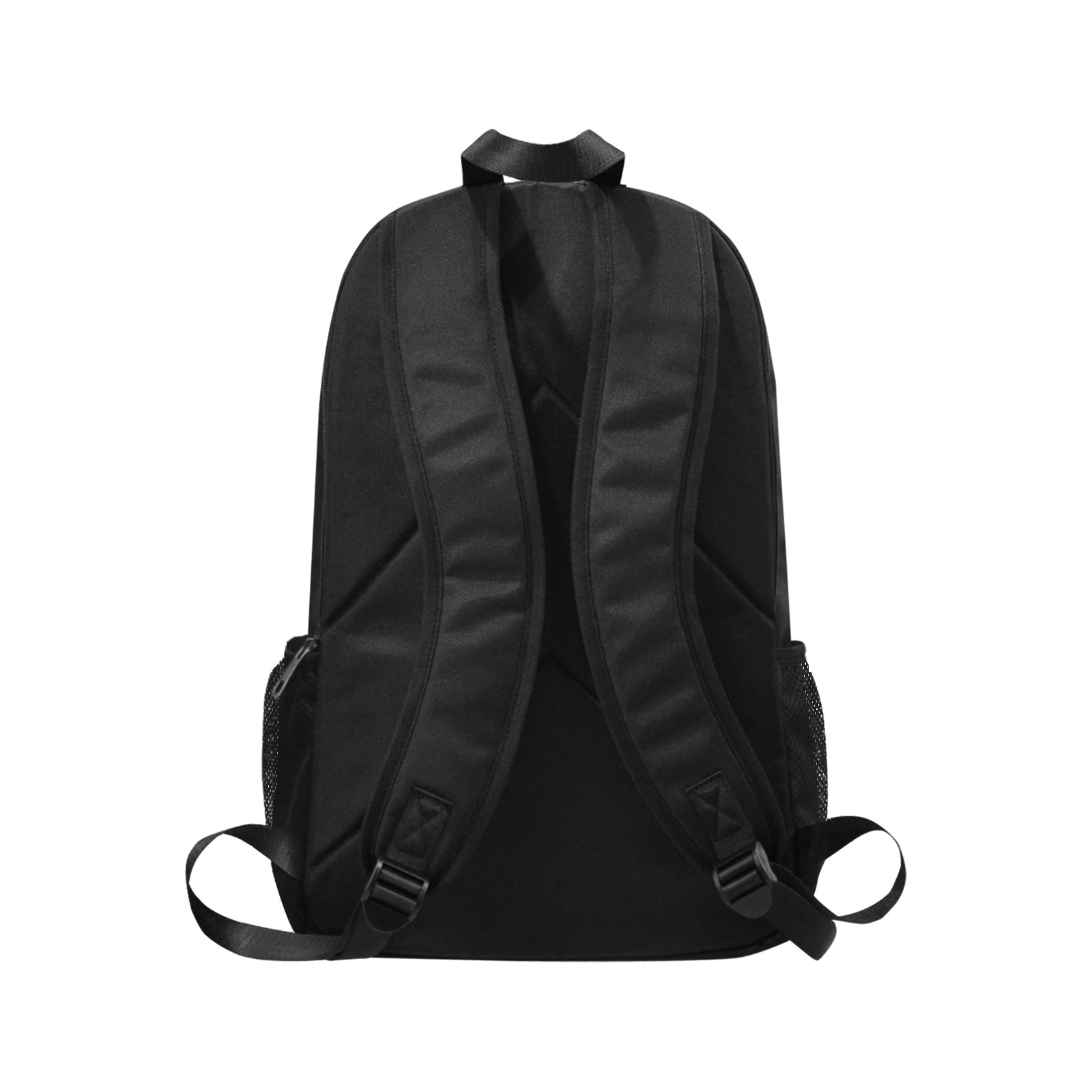 Fix My Crown Fabric Backpack with Side Mesh Pockets