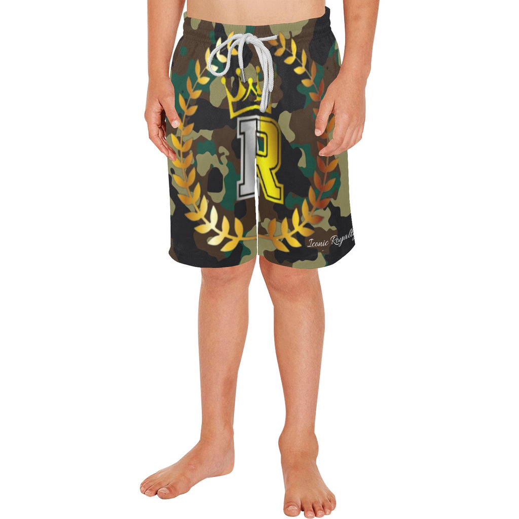 Royalty Crown I.R. Boys' Causal Beach Shorts