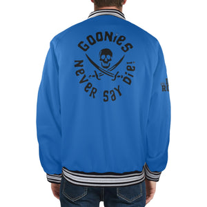 GOONIES Striped Trim Bomber Jacket