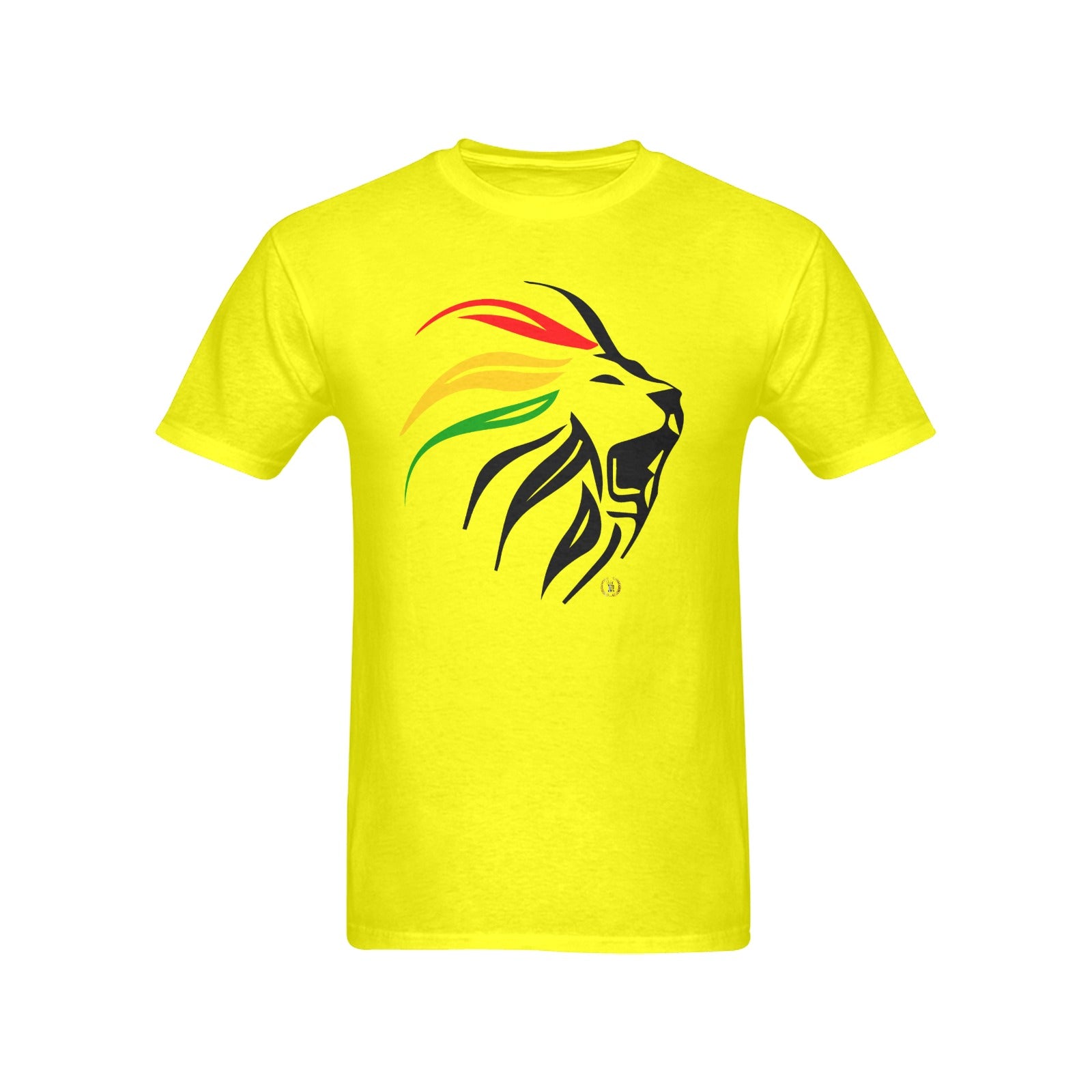 Rasta Lion Crown I.R. T-shirt 100% Cotton