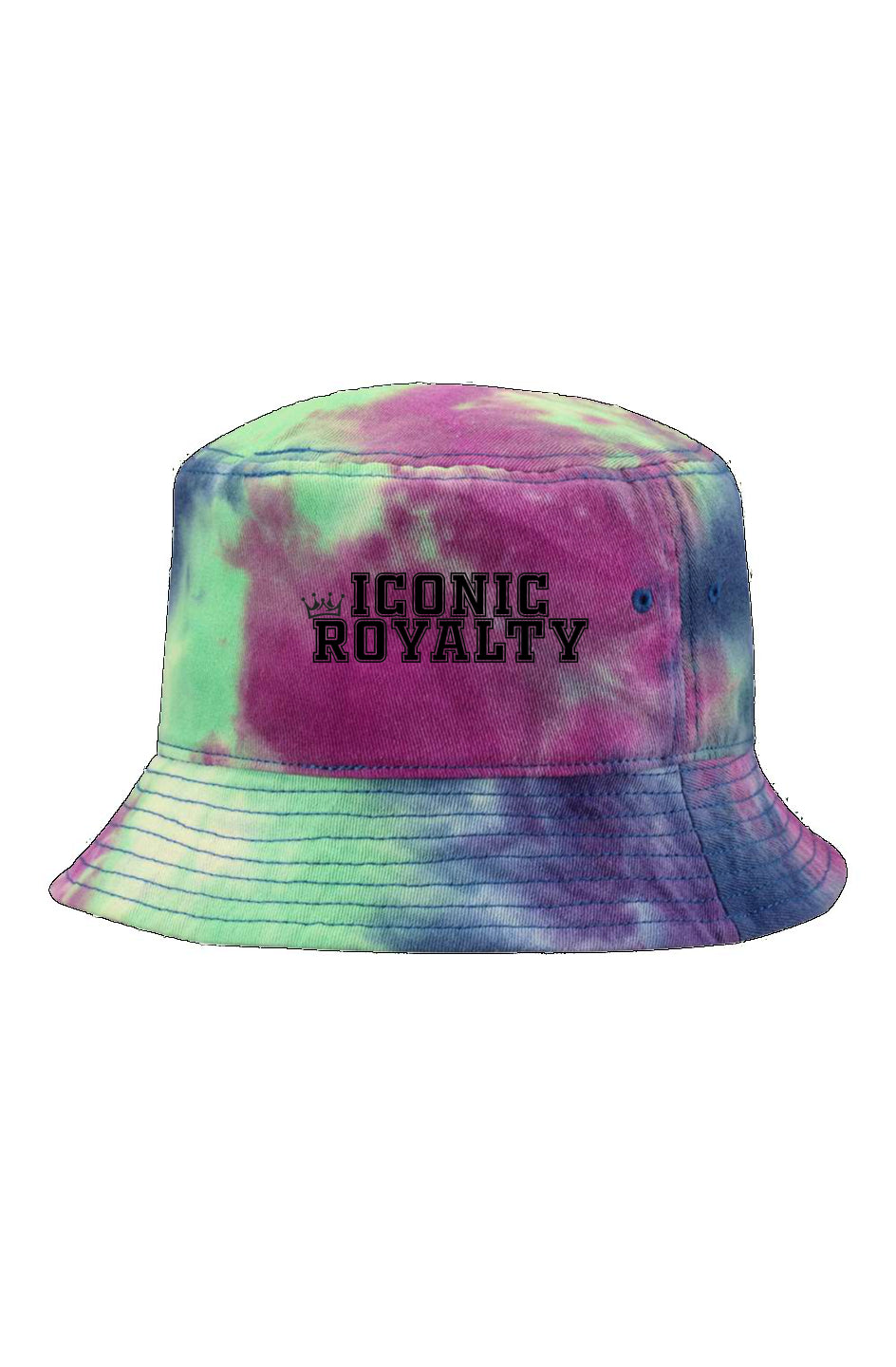 Iconic Royalty Purple Passion Tie-Dye Bucket Cap