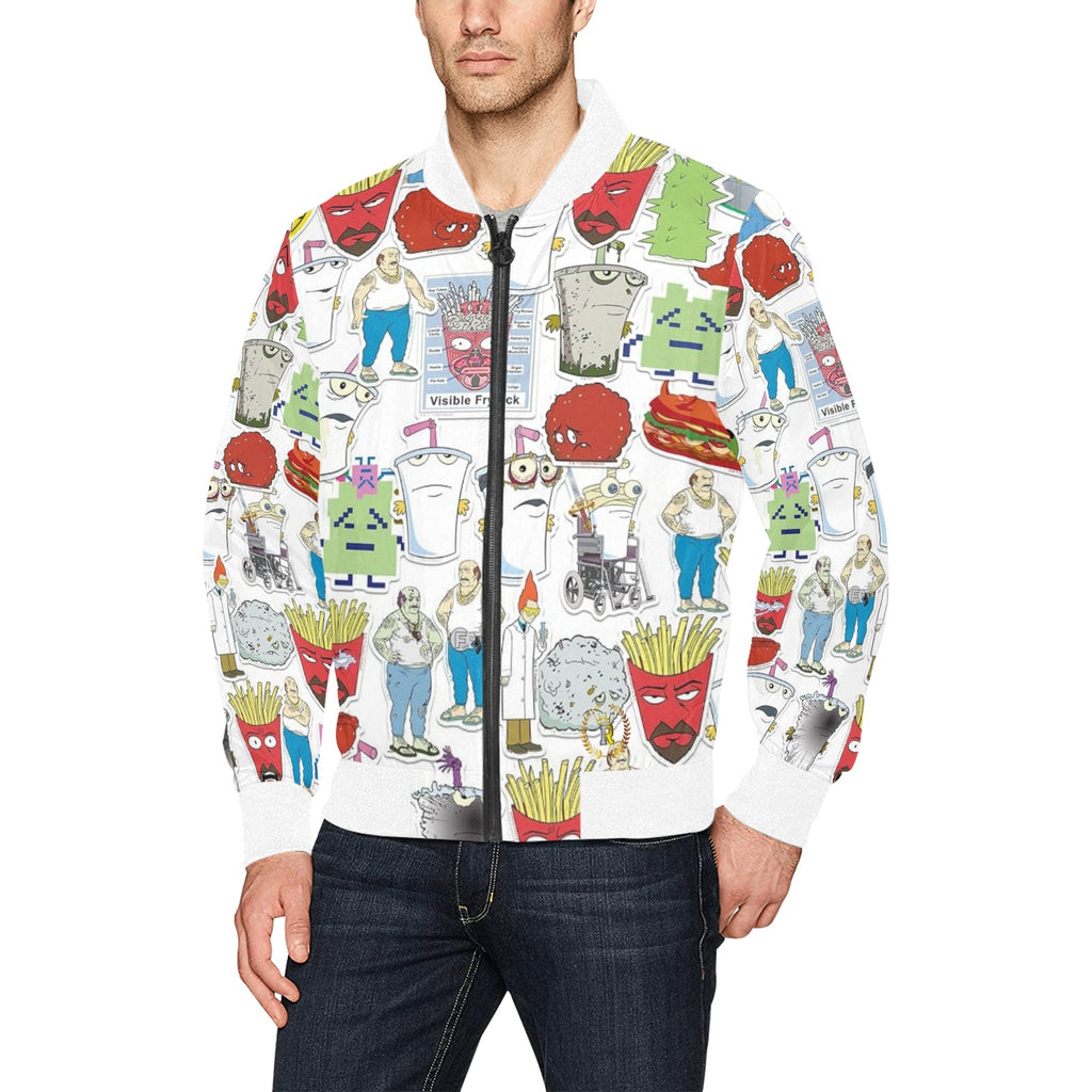 AQUA TEEN HUNGER FORCE All Over Print Bomber Jacket