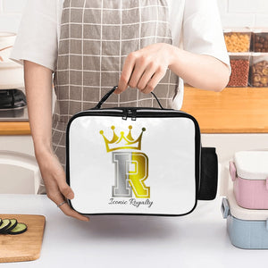 Iconic Royalty Crown I.R PU Leather Lunch Bag