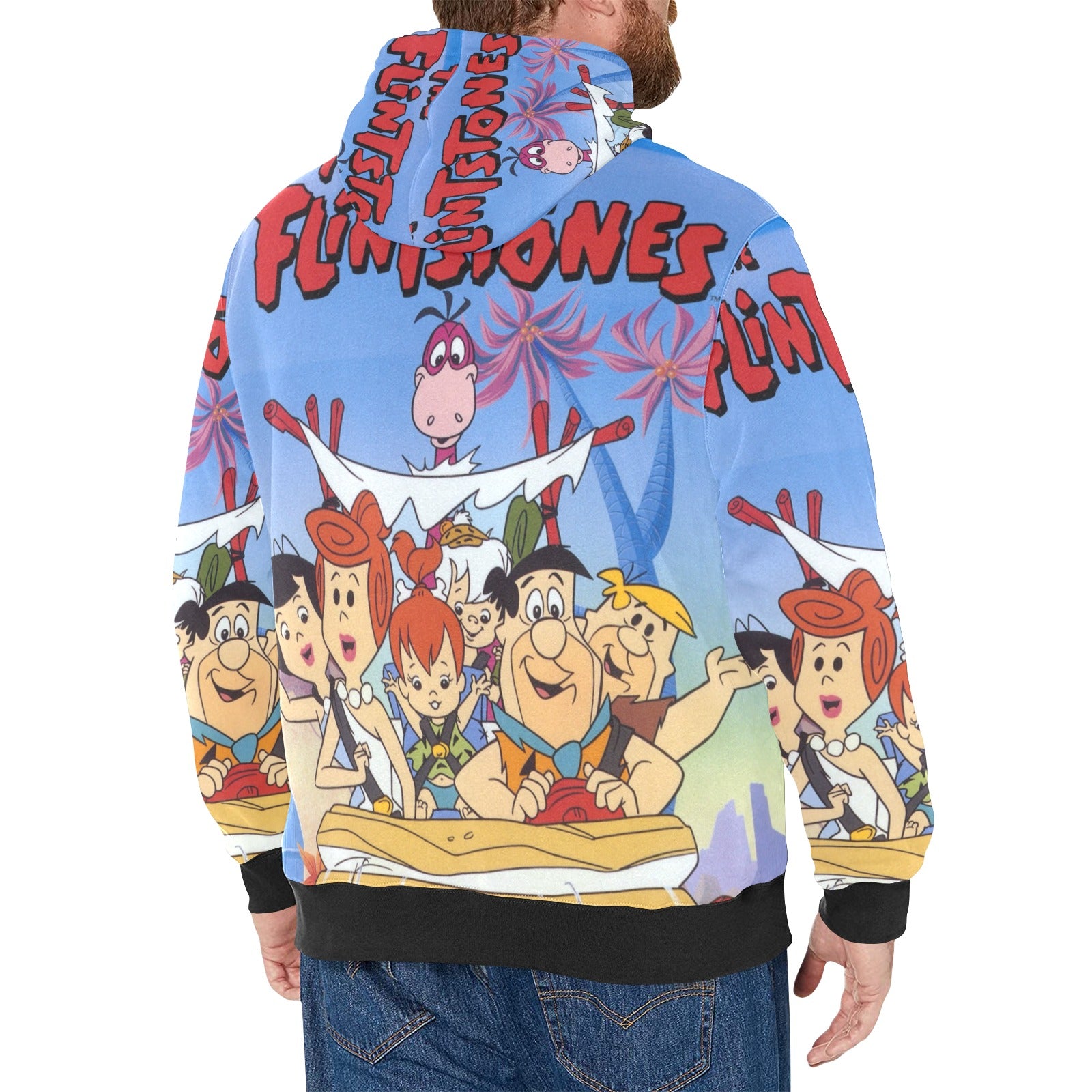 THE FLINSTONES Long Sleeve Fleece Hoodie