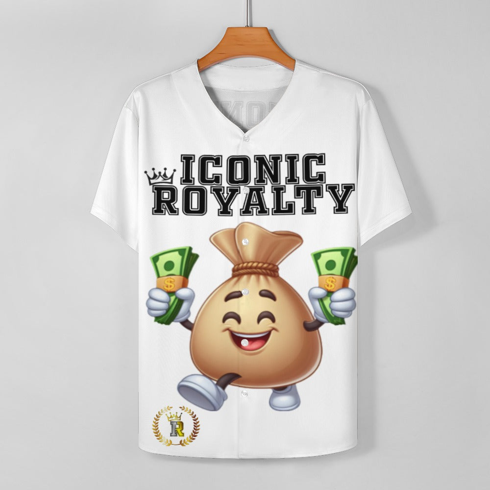 Iconic Royalty Crown IR Happy Money Bag allstar baseball Jersey