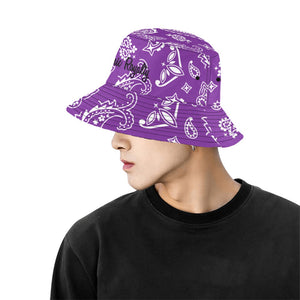 Iconic Royalty Purple Bandana Bucket Hat
