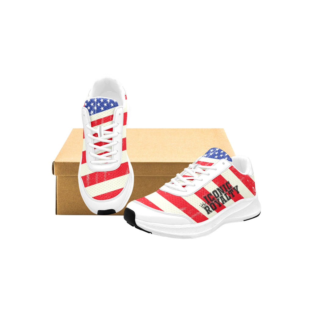 Iconic Royalty American Flag Mudguard Running Shoes