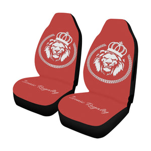 Iconic Royalty Crown Lion Car Seat Cover Airbag Compatible(Set of 2)