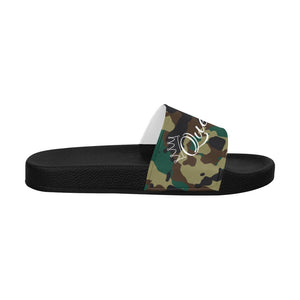 Army Camouflage Queen Life Women's Slide Sandals