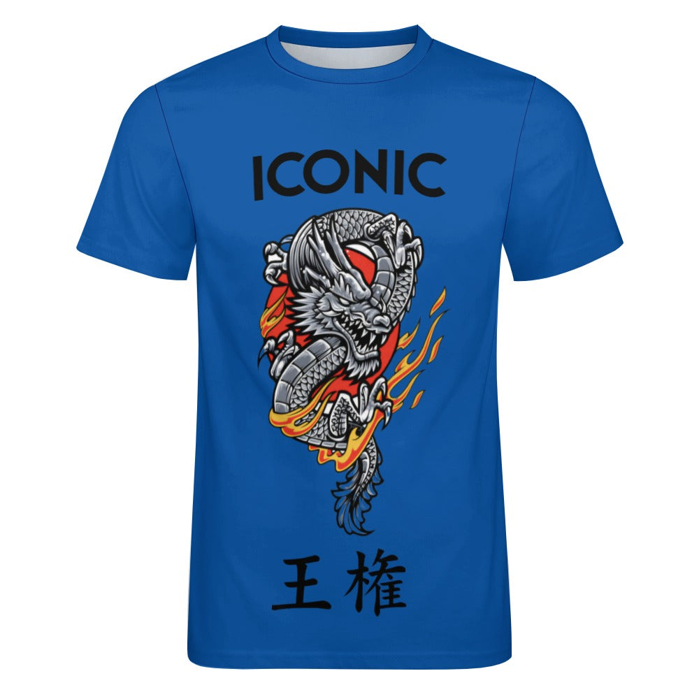 Iconic Royalty Japanese Dragon 100% Cotton T-shirt
