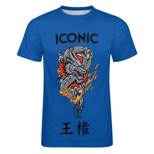 Iconic Royalty Japanese Dragon 100% Cotton T-shirt
