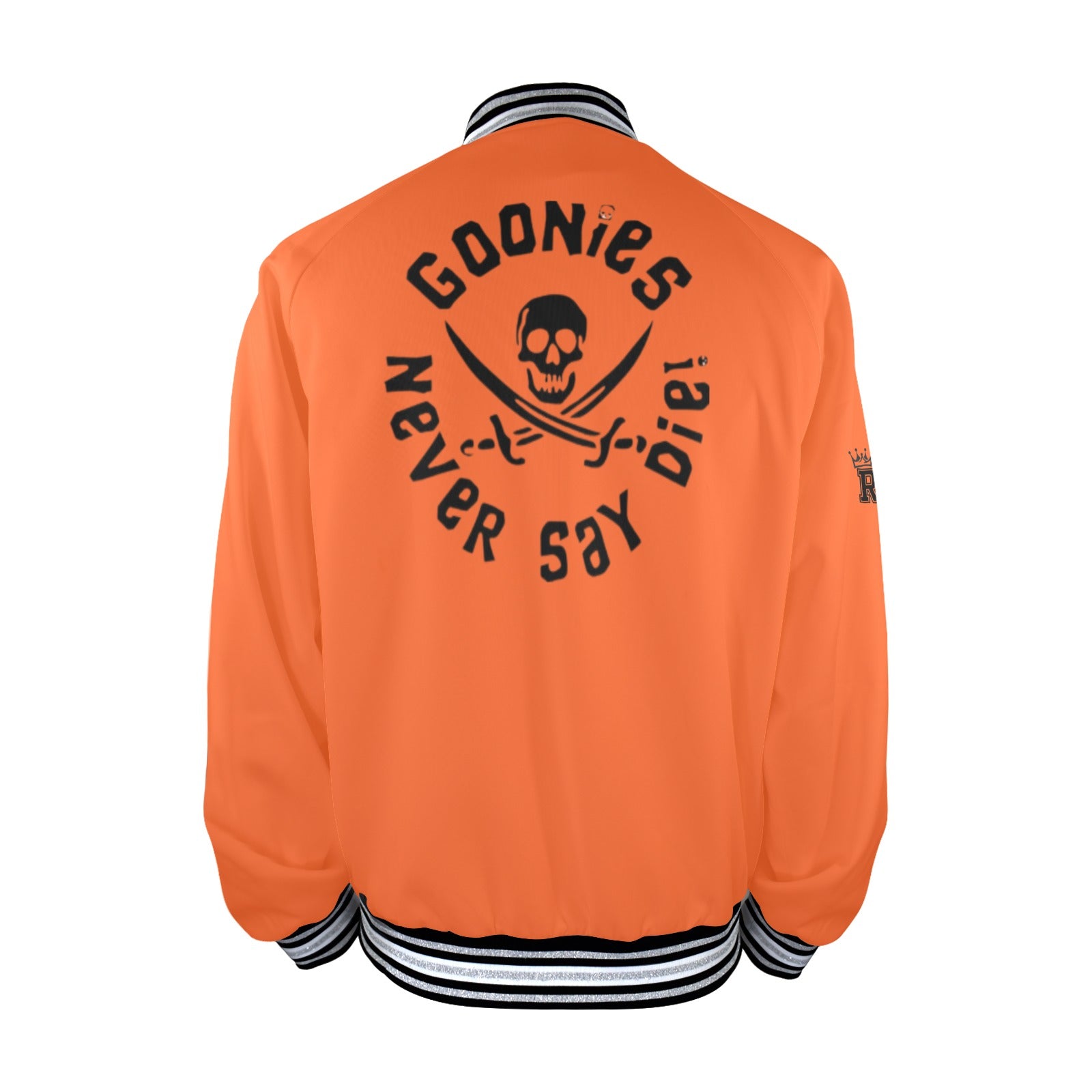 GOONIES Striped Trim Bomber Jacket