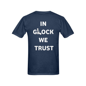 In Glock We Trust Men's T-shirt 100% Cotton