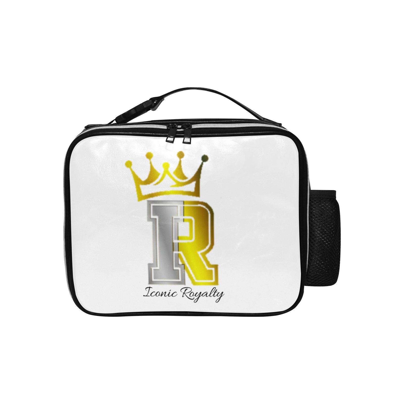 Iconic Royalty Crown I.R PU Leather Lunch Bag