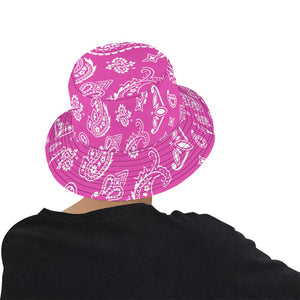 Iconic Royalty Pink Bandana Bucket Hat