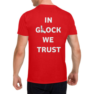 In Glock We Trust Men's T-shirt 100% Cotton