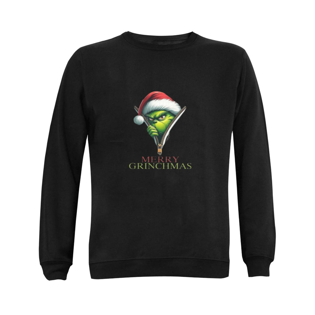 Grinch Merry Grinchmas Men's Classic Fuzzy Sweatshirt