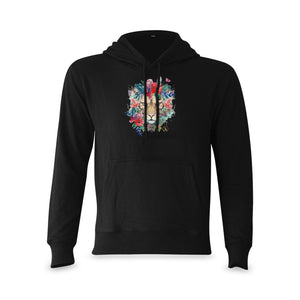 Floral Lioness Royalty Crown I.R. 100% Cotton Hoodie