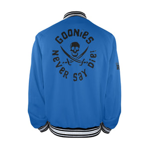 GOONIES Striped Trim Bomber Jacket
