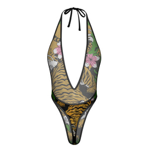 Iconic Royalty Japanese Tiger Women's jumpsuit underwear swimsuit