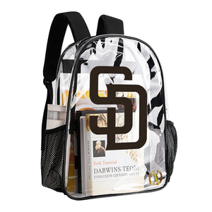 S.D. SAN DIEGO Royalty Crown I.R. Transparent Bag