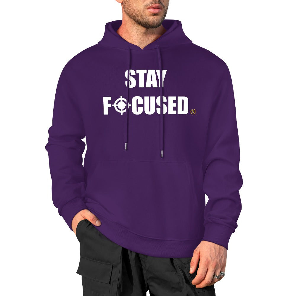 STAY FOCUSED 100% cotton hoodie