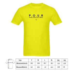 P.O.U.R Provide Offer Uplift Rebuild T-shirt 100% Cotton