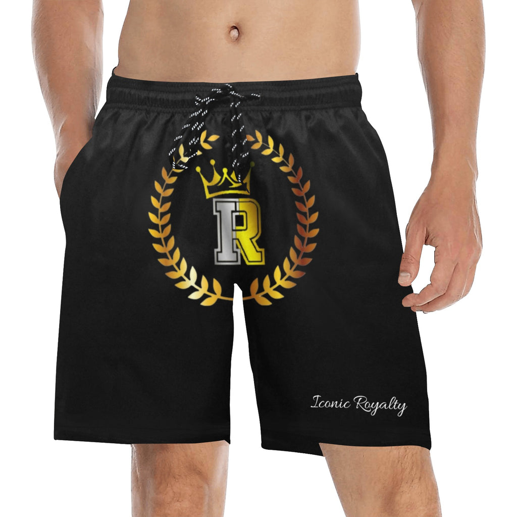 Royalty Crown I.R. Men's Mid-Length Beach Shorts