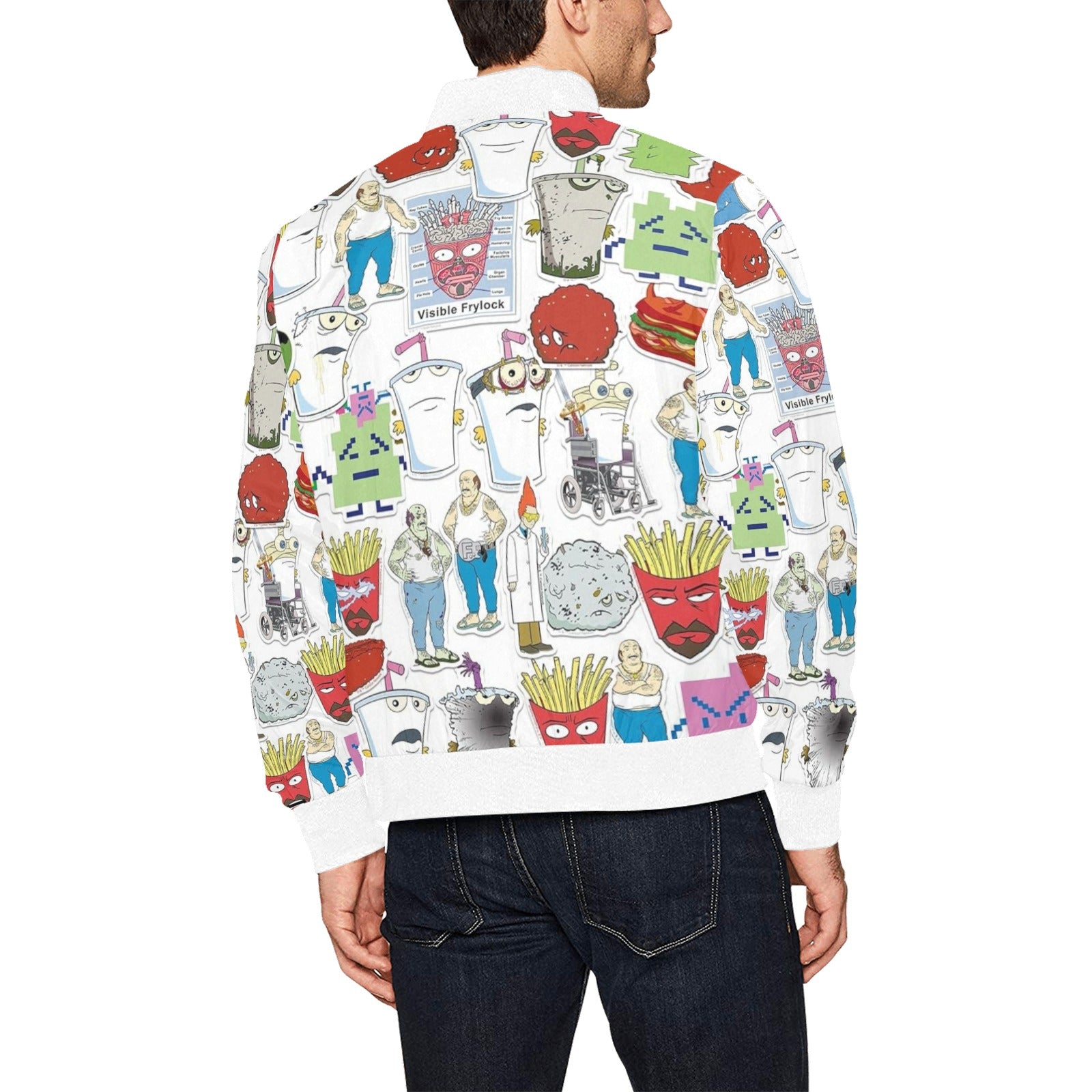 AQUA TEEN HUNGER FORCE All Over Print Bomber Jacket