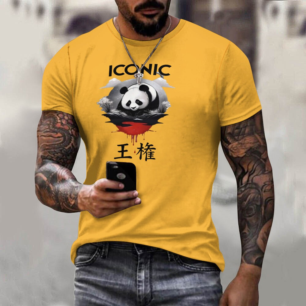 Iconic Royalty Japanese Panda Collection Cotton T-shirt