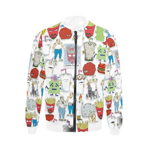 AQUA TEEN HUNGER FORCE All Over Print Bomber Jacket