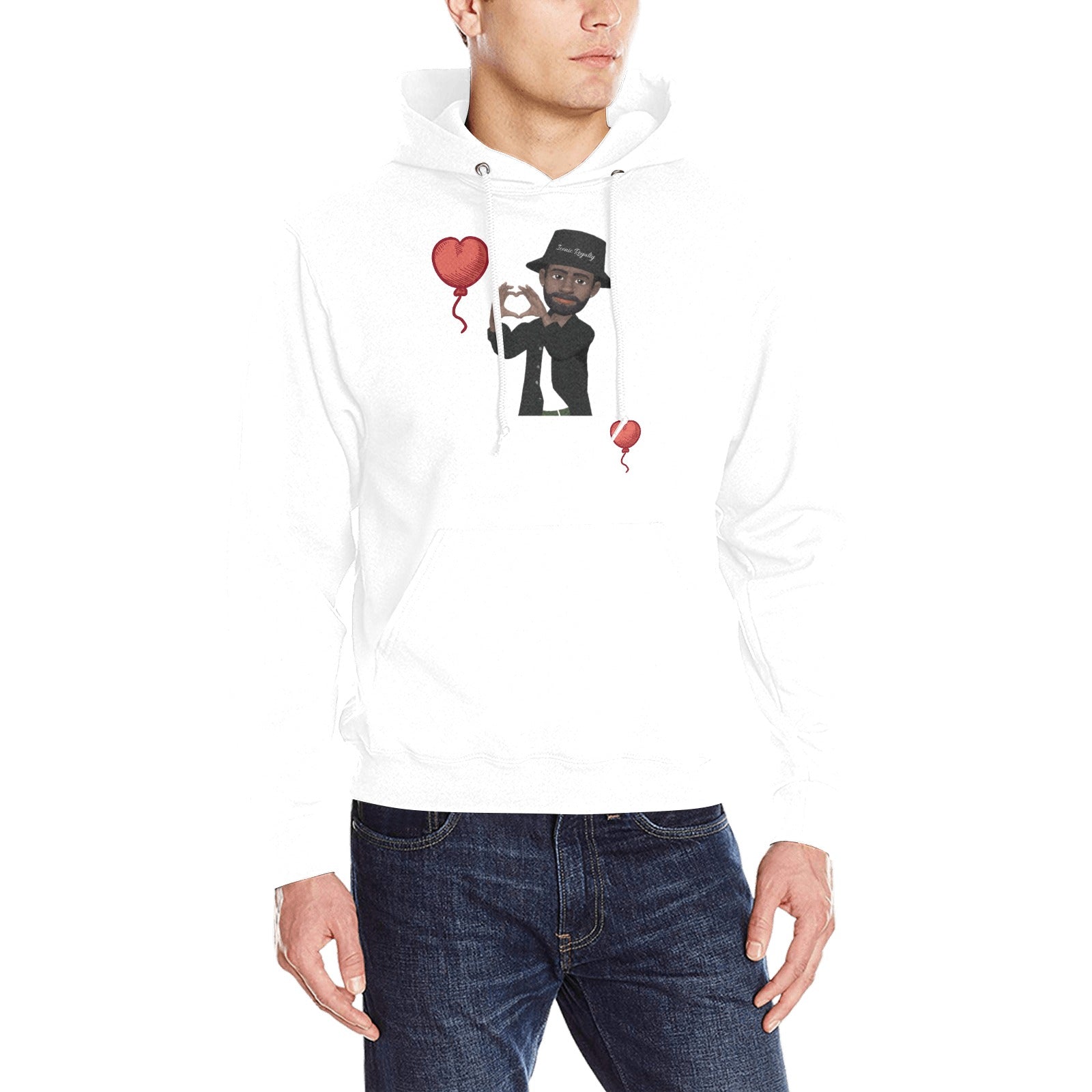 Iconic Royalty Show Love 100% Cotton Classic Hoodie