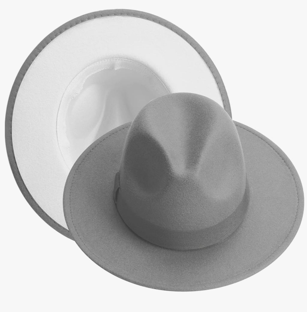 Wide Brim Fedora Hat for Men & Women