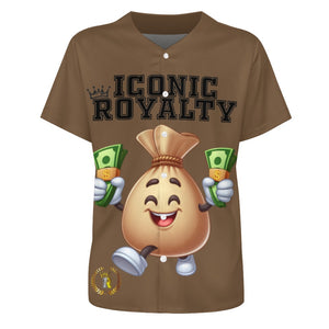 Iconic Royalty Crown IR Happy Money Bag allstar baseball jersey