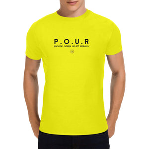 P.O.U.R Provide Offer Uplift Rebuild T-shirt 100% Cotton