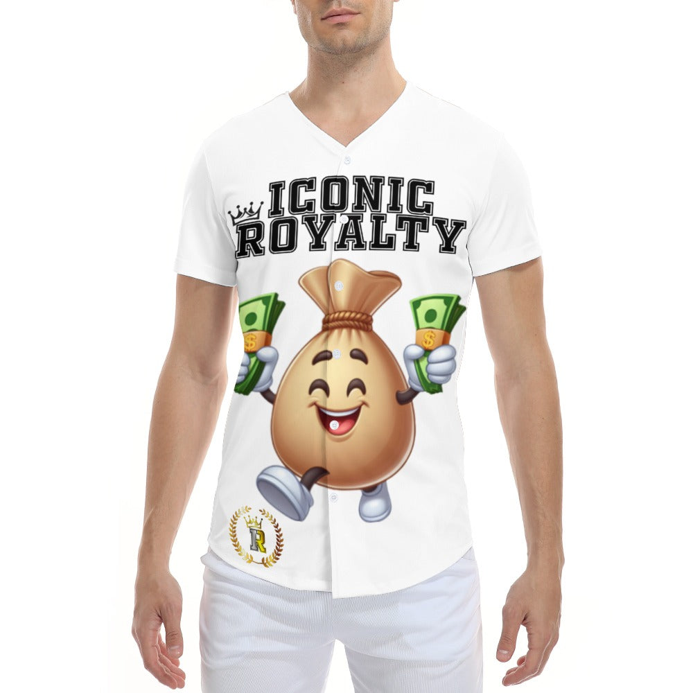Iconic Royalty Crown IR Happy Money Bag allstar baseball Jersey